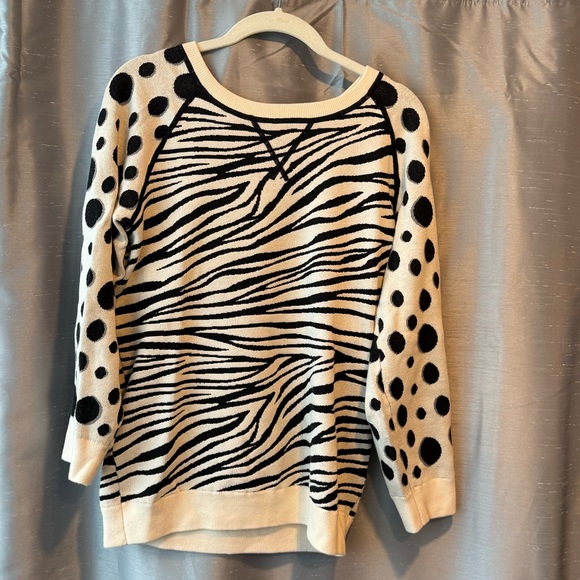 Marc by Marc Jacobs Animal Print Sweatshirt size M - Picture 1 of 4
